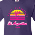 thumbnail image 4 of Inktastic Summer Enjoy the Sunshine St. Augustine Florida in Pink Youth T-Shirt, 4 of 5
