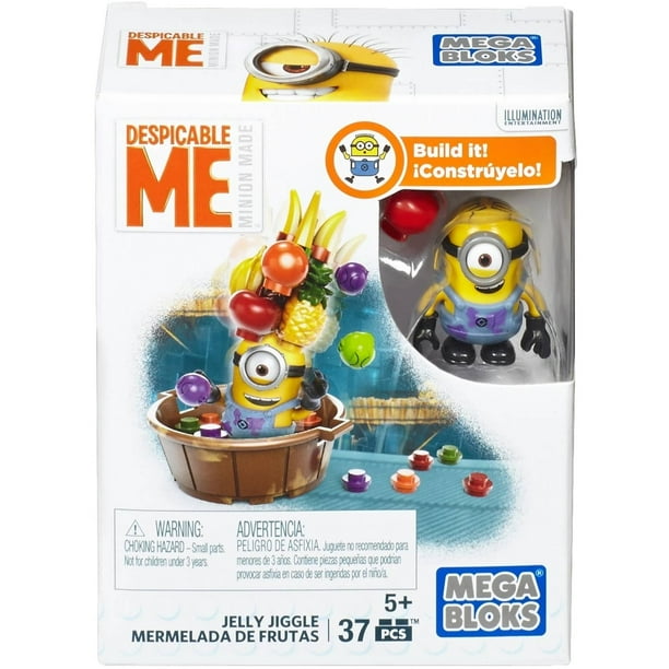Mega Bloks Despicable Me Jelly Jiggle with Minion Figure