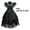 Tulle Dress, variant on Black Dress for Girls Kids Halloween Family Black Costume Outfit