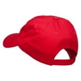 thumbnail image 3 of Christmas Hat Embroidered Unstructured Cap - Red OSFM, 3 of 5