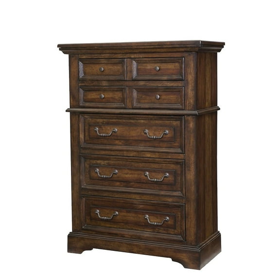 American Woodcrafters Stonebrook 5-Drawer Chest - Tobacco