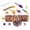 B, variant on Leeye Halloween Cat Tunnel with Toy Set Foldable, Collapsible Cat Tube with Feather Wand Balls Mice for Indoor Cats Kittens, Interactive Pet Play Kit