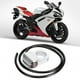 thumbnail image 4 of 25mm/0.98in Waterproof Steel Spotlights Handlebar Headlight Switch for Motorcycle Bicycle Silver, 4 of 5