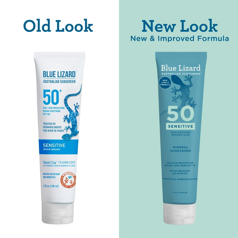 Blue Lizard Sensitive SPF 50 Mineral Sunscreen Lotion 5 oz