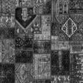 thumbnail image 1 of Ahgly Company Indoor Square Patchwork Gray Transitional Area Rugs, 5' Square, 1 of 4