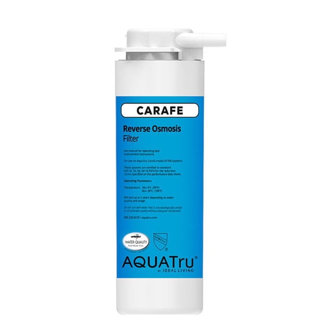 Jarra de filtro de agua AquaTru AT100 para purificadores de encimera