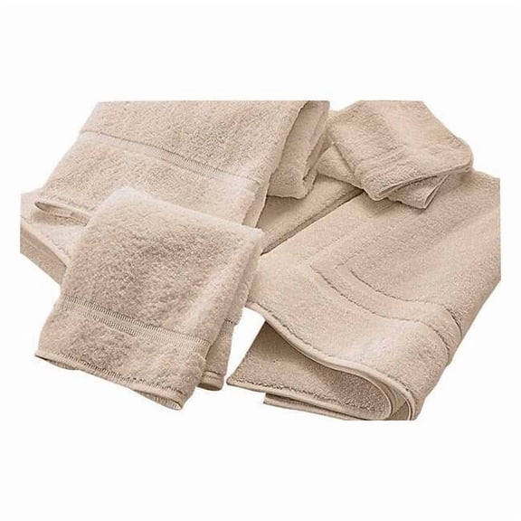 Martex Wash Cloth,13 in L,Ecru 7132346