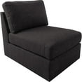thumbnail image 3 of Bowery Hill Modular Sectional Sofa with Reversible Chaise in Dark Gray Linen, 3 of 9