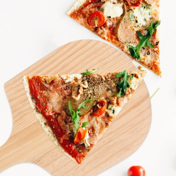 Mobutofu pizza oven tools Wood Pizza Tray Khaki 1Pack for Restaurant