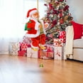 thumbnail image 7 of LSLJS Electric Climbing Santa Claus Christmas Decorations 8.3 inch Santa Climbing on Rope Doll Christmas Tree Hanging Ornaments Battery Operated Xmas Holiday Baubles Toddler Toys Gifts for Fireplace, 7 of 7