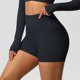 thumbnail image 4 of Pantalones Cortos de Yoga de Cintura Alta, Cómodo Fitness Deportivo, Pantalones de Secado Apretados Transpirables para Mujeres, 4 of 9