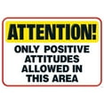 thumbnail image 1 of Trend Enterprises Inc. T-A67389 Attention Only Positive Attitudes Poster, 1 of 1