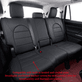 thumbnail image 3 of Coverdream Camry Black, Leatherette, Front and Rear Seat Covers, 5 Pieces, 3 of 5