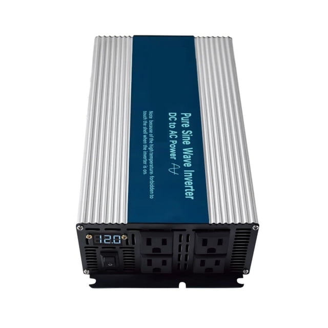 1500W Pure Sine Wave Inverter Solar Power Supply 12V/24V DC To 110/220 AC ,Advanced Charging Protection Design