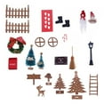 thumbnail image 4 of 25 Unids Decoración de Navidad Kits de Puertas de Muebles de Puerta de Madera Modelo de Escena Accesorios Artesanía DIY para Zulema Juguetes en miniatura para casa de muñecas, 4 of 6