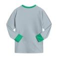 thumbnail image 4 of WUANDIXFA Toddler Boys Pajamas Long Sleeve Crew Neck Cartoon Printing Top and Pants PJ Set Sleepwear Boys Outfits Sets Kids Pajamas,Green,6-7 Years, 4 of 8