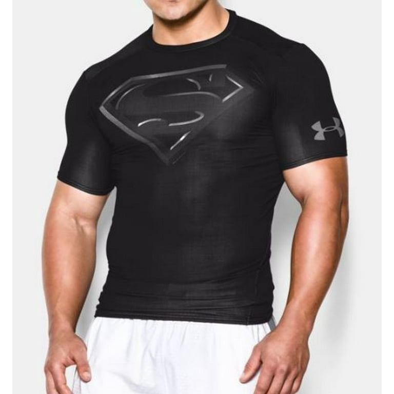Men's Under Armour 1244399 Alter Compression Short Sleeve Shirt Superman L - Walmart.com