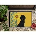 thumbnail image 3 of Carolines Treasures WDK5460MAT 18 x 27 in. Summer Sunflowers Standard Black Poodle Indoor or Outdoor Mat, 3 of 7