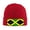 Red, variant on Jamaican Flag Winter Beanie Hats for Men Women Warm Cozy Knitted Cuffed Skull Cap Navy Blue