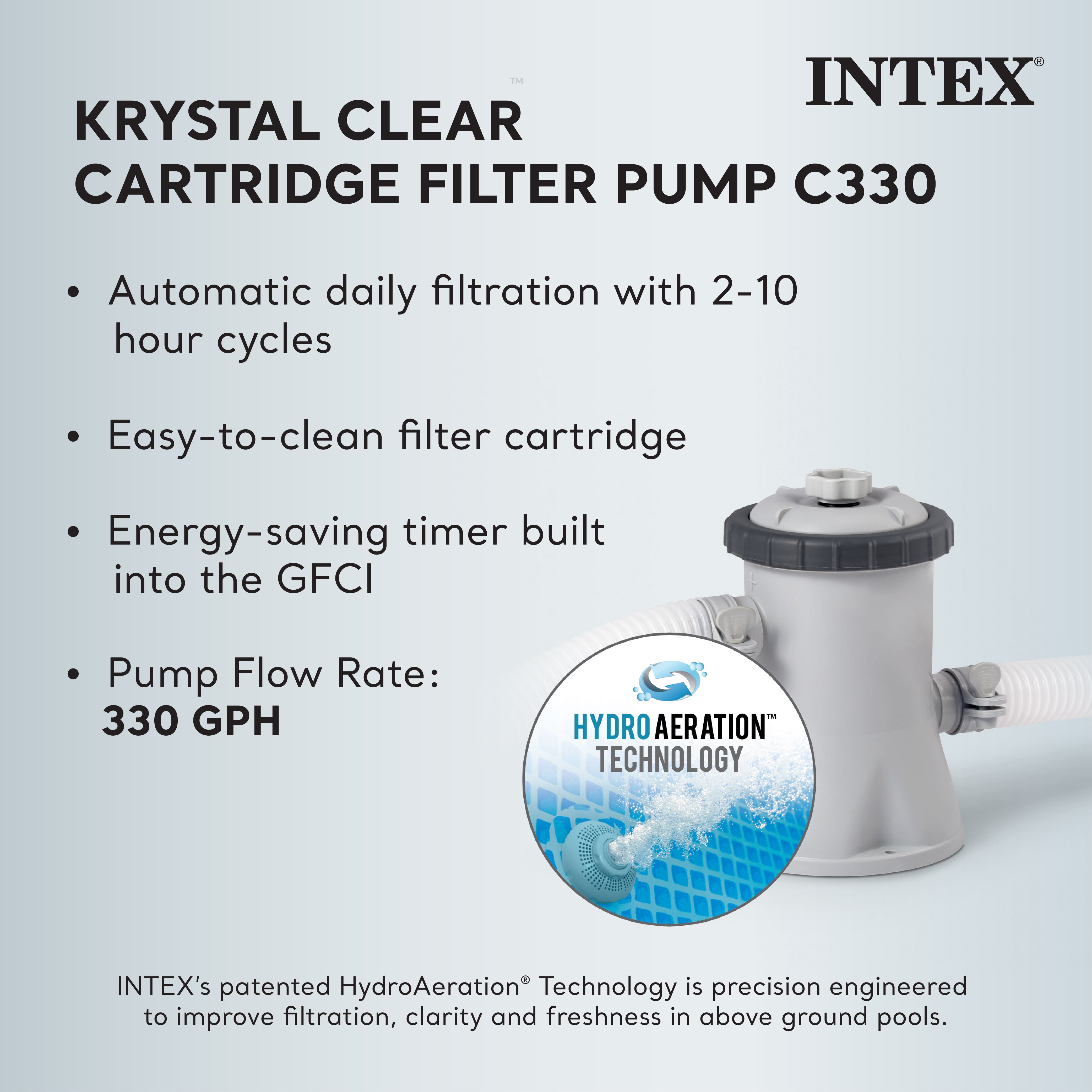 Open Box INTEX Prism Metal Frame 10' x 30" Above Ground Swimming Pool and Filter Pump