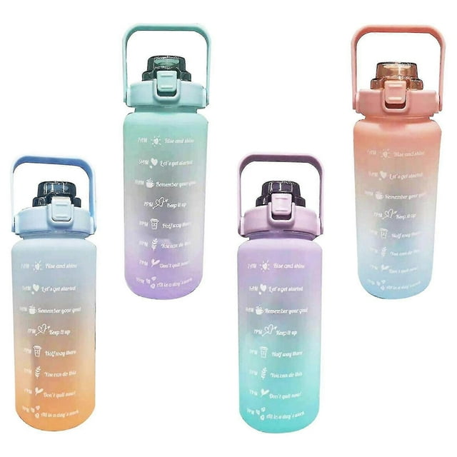 Outdoor Water Bottle Time Marker 2l Motivational Bottle Gifts
