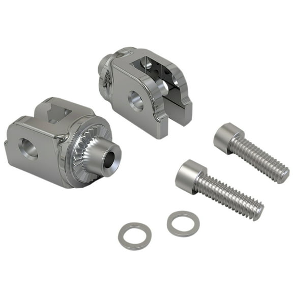 Ciro Stainless Driver Footrest /Footpeg Adaptors for 2018-Up Softail (60017)