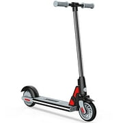 GOTRAX GKS Plus Electric Scooter for 6-12 Year Old, 6inch E-Scooter, 25.2V 2.6Ah Capacity Lithium Battery, 150W Motor up 12km/h, Unique Led Light Design for Children(Gray)