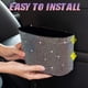 thumbnail image 5 of Bote de basura para automóvil Bolsillos de almacenamiento automático de cristal brillante, 100% a prueba de fugas Contenedor de basura para automóvil Bolsa de basura para automóvil BANYUO  Hogar, 5 of 6