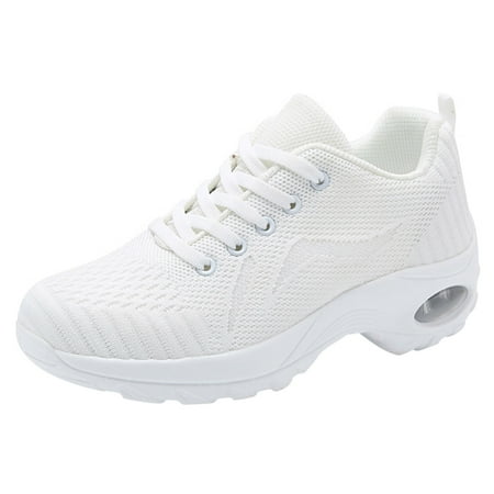 

Sneakers for Women Leisure Women S Lace Up Travel Soft Sole Comfortable Shoes Outdoor Mesh Shoes Runing Fashion Sports Breathable Shoes Womens Sneakers Mesh White 41