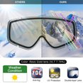 thumbnail image 5 of Findway Kids Ski Goggles, Anti-Fog Kids Snowboard Goggles for Boys Girls Toddler 3-8 Years Old, 5 of 6