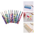 thumbnail image 4 of Juego de de , Accesorios para Tejer, Agujas de Tejer de Hilo, Ceráca Suave, Multicolor para Principiantes Experimentados en Ganc Soledad Ganchos De Ganchillo, 4 of 10