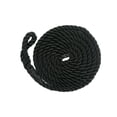 thumbnail image 4 of , Mooring Rope, Boat Ropes Dock Ties, Boat Rope with Loop, Boat Bumper Rope for Docking Yacht Sailboat Black, 4 of 10