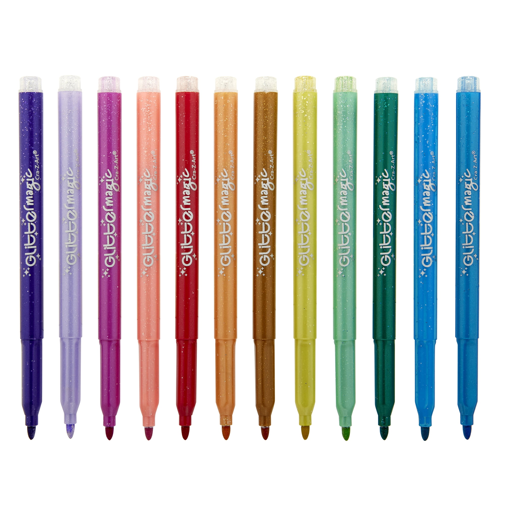 Cra-Z-Art 12ct Glitter Magic Liquid Markers