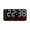 White shell_Red, variant on Modern LED Digital Clock With Calendar Week For Living Room Gym Timepieces