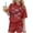 Red, variant on SELONE Girls' 2 Piece Summer Outfits 4th of July Kids Wear Short Sleeve Shirts and Shorts Stars and Stripes Clothing