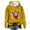 Yellow, variant on Women's Christmas Hoodies Highland Cattle Print Long Sleeve Hooded Sweatshirt Xmas Holiday Fall Fashion Pullover Sweaters Winter Clothes