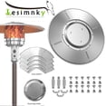 thumbnail image 5 of Outdoor Patio Heater Reflector Shield, Upgraded Aluminum Heat Reflector Top Replacement Parts Top Dome for Propane Outdoor Heaters, 33" Diameter Round 3-Hole Mount, 5 of 7