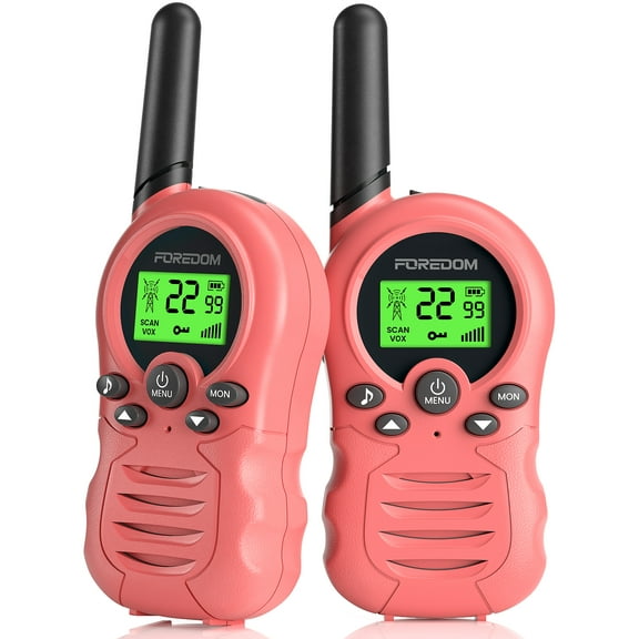 FOREDOM T388A Kids Walkie Talkies with 22 Channels, 2 Miles Long Range