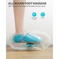 thumbnail image 5 of ALLJOY Foot Massager Machine with Heat, Air Compression, Deep Kneading Shiatsu Massager for Tired Foot Blood Circulation, up to Size 12, Relax for Home or Office Use (Black), 5 of 8