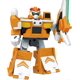 thumbnail image 1 of Mixer Truck Transforms into Robot Toy, Engineering Vehicle Warrior Toy, 6-Inch Transformer Robot, Demolition Toys for Boys and Girls Ages 6+ (Orange), 1 of 4