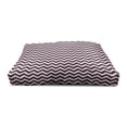 thumbnail image 3 of Navy Pet House, Zigzag Striped Design in Modern Colors with Art Fashion Chevron Lines Pattern, Outdoor & Indoor Portable Dog Kennel with Pillow and Cover, 5 Sizes, Purple Tan Red, by Ambesonne, 3 of 4