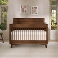 thumbnail image 6 of Evolur Loft Antilia Mid-Century 4-in1 Crib in Walnut, 6 of 7