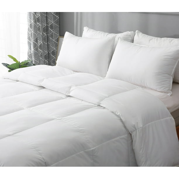 Goose Down Comforter Duvet Insert 750+ Fill Power Cotton/Poly King