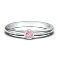 thumbnail image 1 of Classic Bezel Set Birthstone Ring - Pink Tourmaline (October), 1 of 4