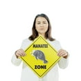 thumbnail image 6 of Manatee (3 Pack) Large Plastic Street Sign Crossing Sign Warning Sign Vintage Rustic Beware Warning Xing Marine Animal Ocean Wildlife Water Nature Mammal Cute Beach Swim Decor Fun, 6 of 8