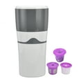 thumbnail image 2 of Coffee Maker, Compact Portable PP Coffee Machine  For K Cups Black White,Gray White, 2 of 8