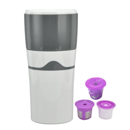 

Coffee Maker Portable PP Drip Coffee Machine Easy To Use Easy To For K Cups Gray White