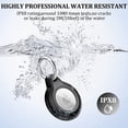 thumbnail image 2 of 2 Pack IPX8 Waterproof Airtag Keychain with Airtag Holder Case,Full Body Shockproof,Anti-Scratch Cover Air tag for Cat,Dog,Keys,Luggage,Wallet?Black?,, 2 of 5