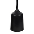 thumbnail image 5 of JONATHAN Y Pip 20.25" Classic Designer Metal Drink Table and Decorative End Table with White Marble Round Top and Bell Pedestal Base, Antique Black, END4002C, 5 of 5