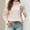 Pink, variant on Dvkptbk Sweaters for Women Women's Winter Print Half Turtleneck Long Sleeved Loose Sweater Clothes on Clearance
